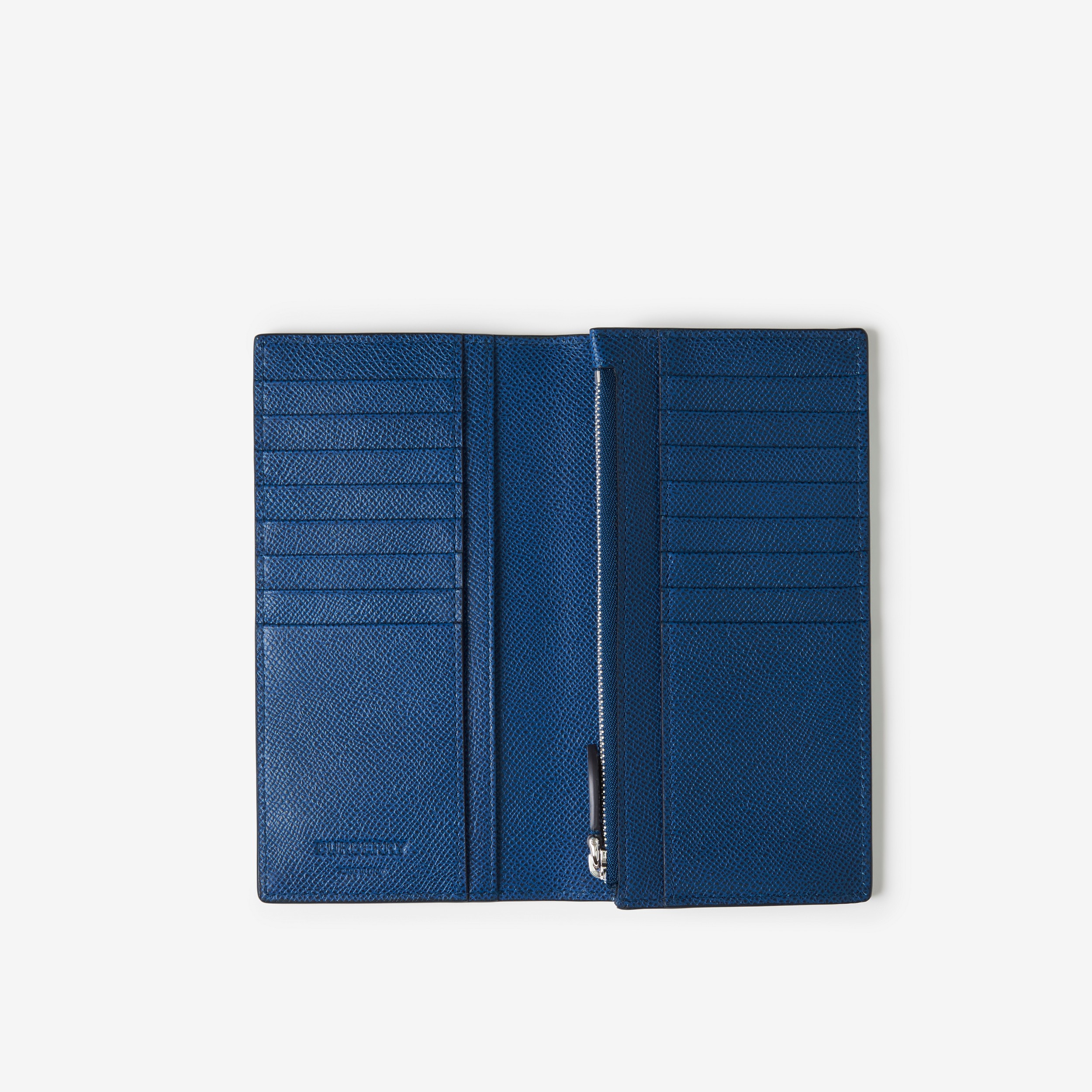Narbleder-Brieftasche im Kontinentalformat mit Thomas Burberry-Monogramm (Tiefes Marineblau) - Herren | Burberry® - 4