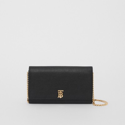 버버리 모노그램 월렛백 Burberry Monogram Motif Leather Wallet with Detachable Strap