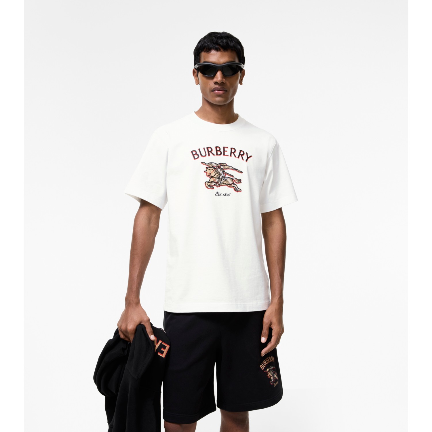 Knight Check Cotton T-shirt