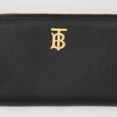 burberry zip around wallet