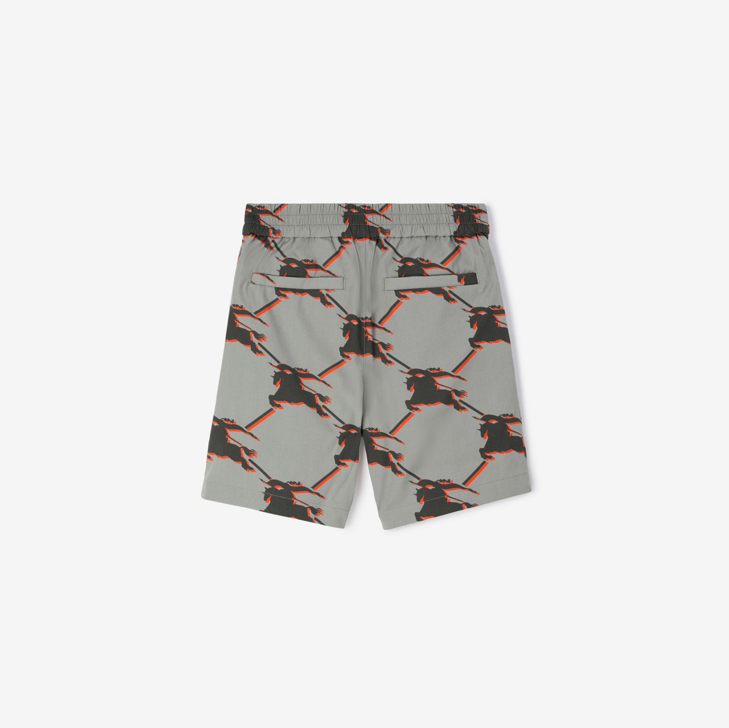 Shorts aus Stretchbaumwolle mit EKD-Muster (Zartes Anthrazitgrau) | Burberry®
