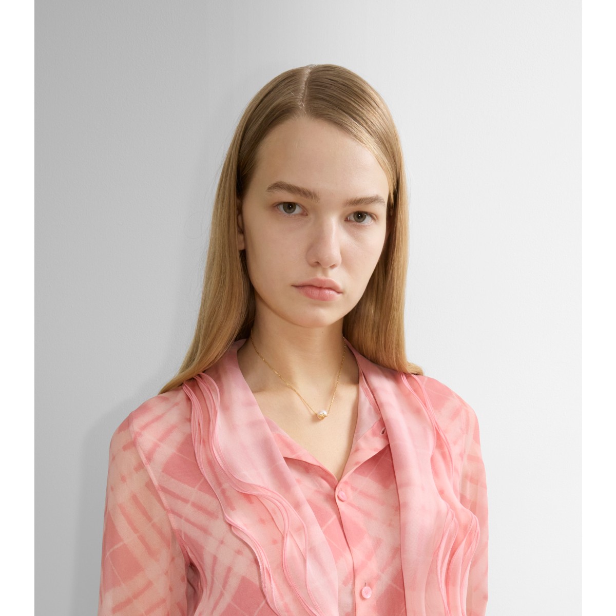  EKD Sphere Pearl Solitaire Necklace