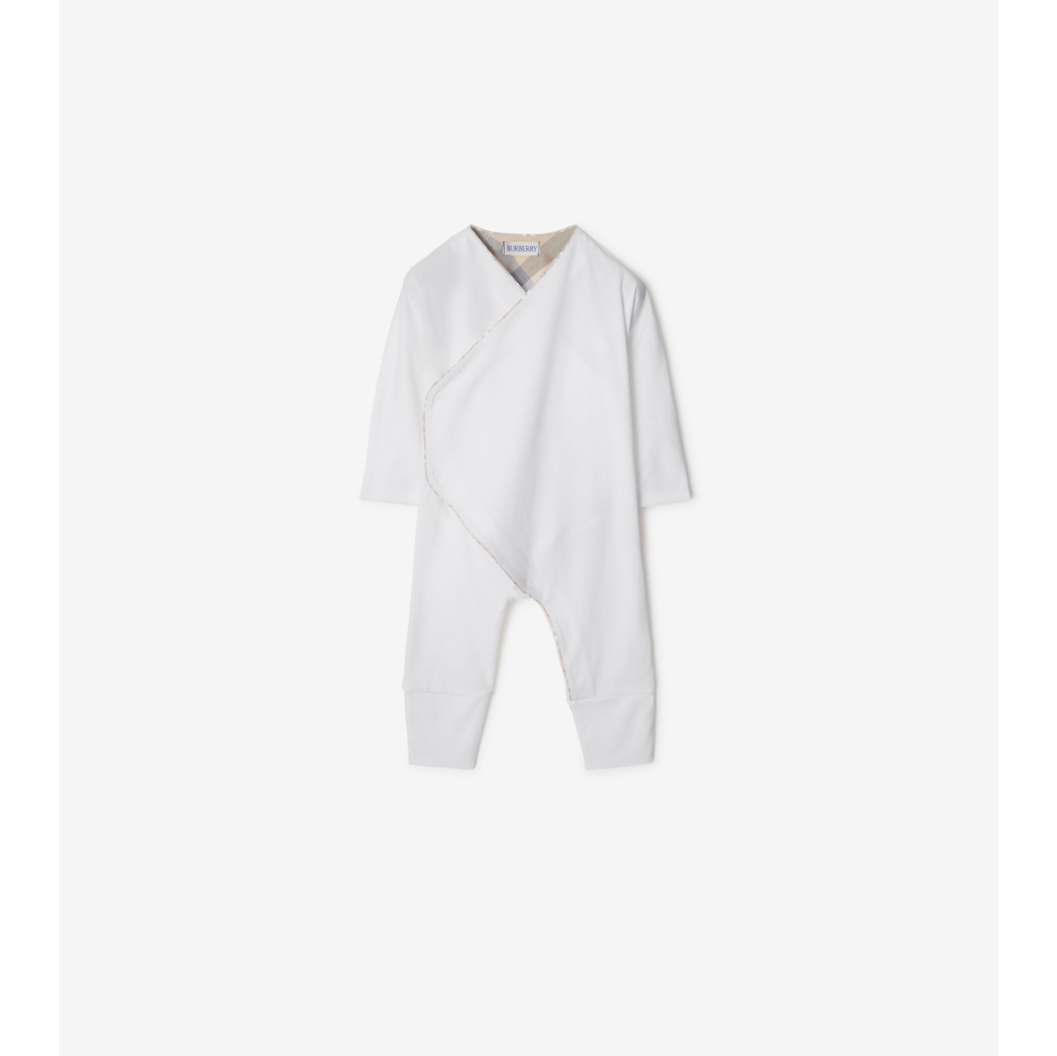 Cotton Two-piece Baby Gift Set in White - Children | Burberry® Official