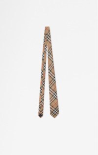 Cravatta in seta con motivo check