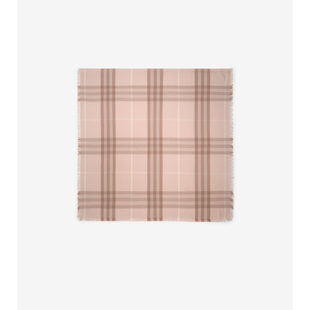  Check Wide Cashmere Scarf