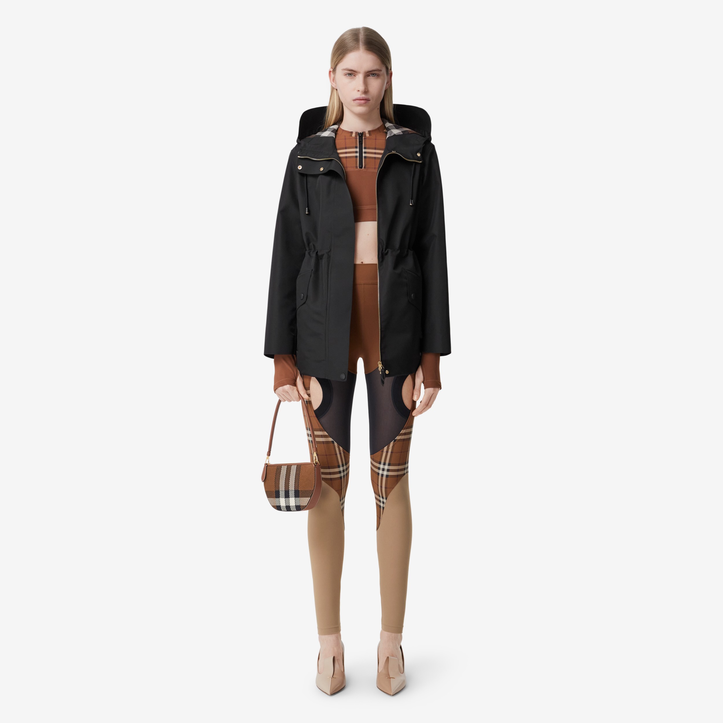 Lightweight Hooded Jacket in Black - Women | Burberry® Official