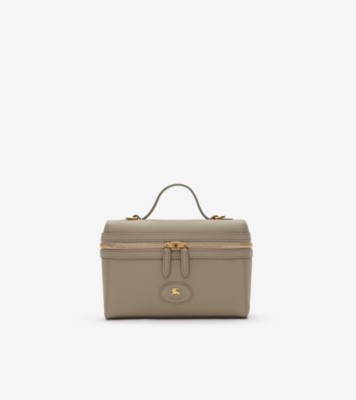 Bloomsbury Vanity Bag in Mushroom beige/mallow pink - Women, Leather | Burberry® Official