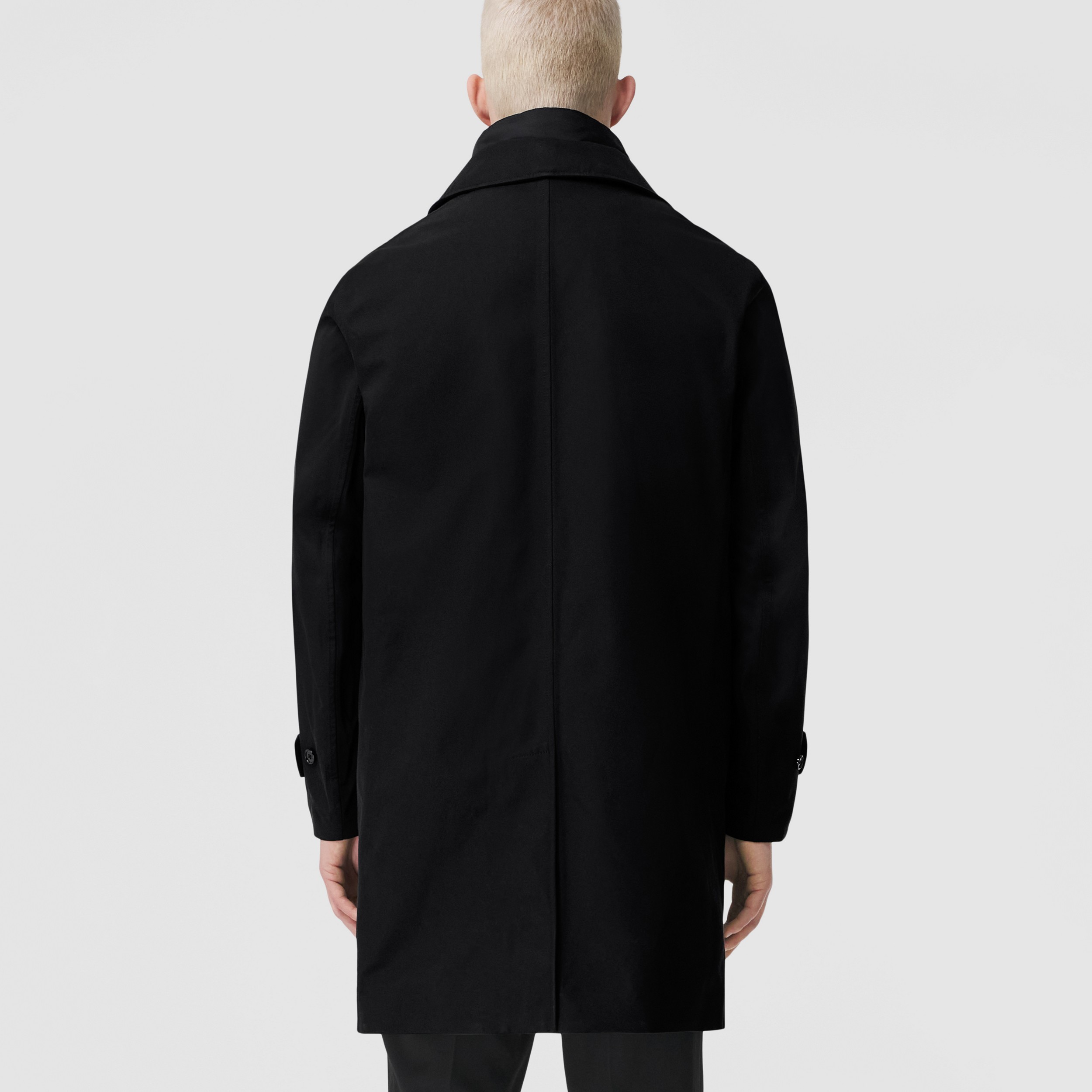 Car coat in cotone con imbottitura staccabile e grafica con lettera (Nero) - Uomo | Sito ufficiale Burberry® - 3