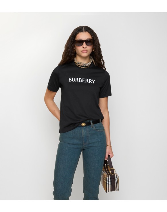 T-shirt en coton à logo