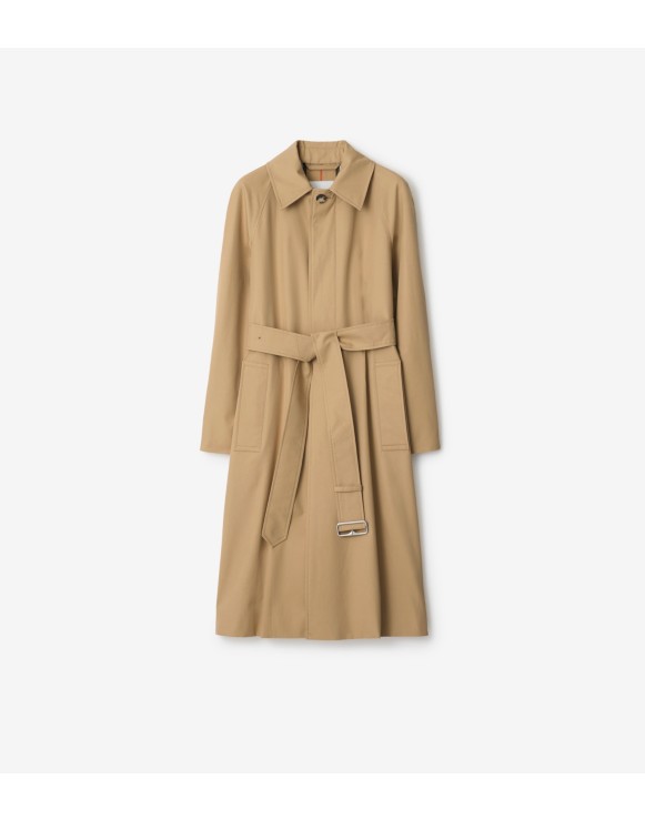 Long Gabardine Car Coat