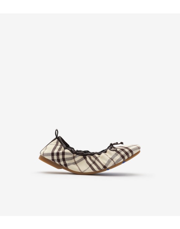 格纹 Fawn 芭蕾鞋