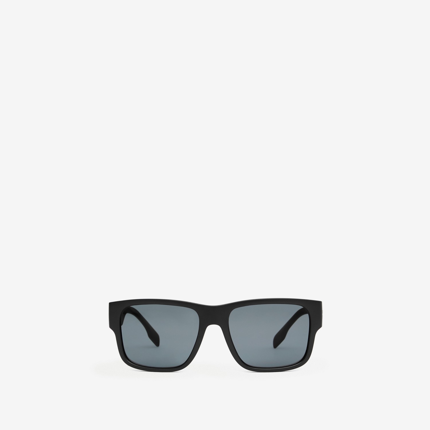 Occhiali da sole con montatura squadrata e dettaglio con logo (Nero) - Uomo | Sito ufficiale Burberry®