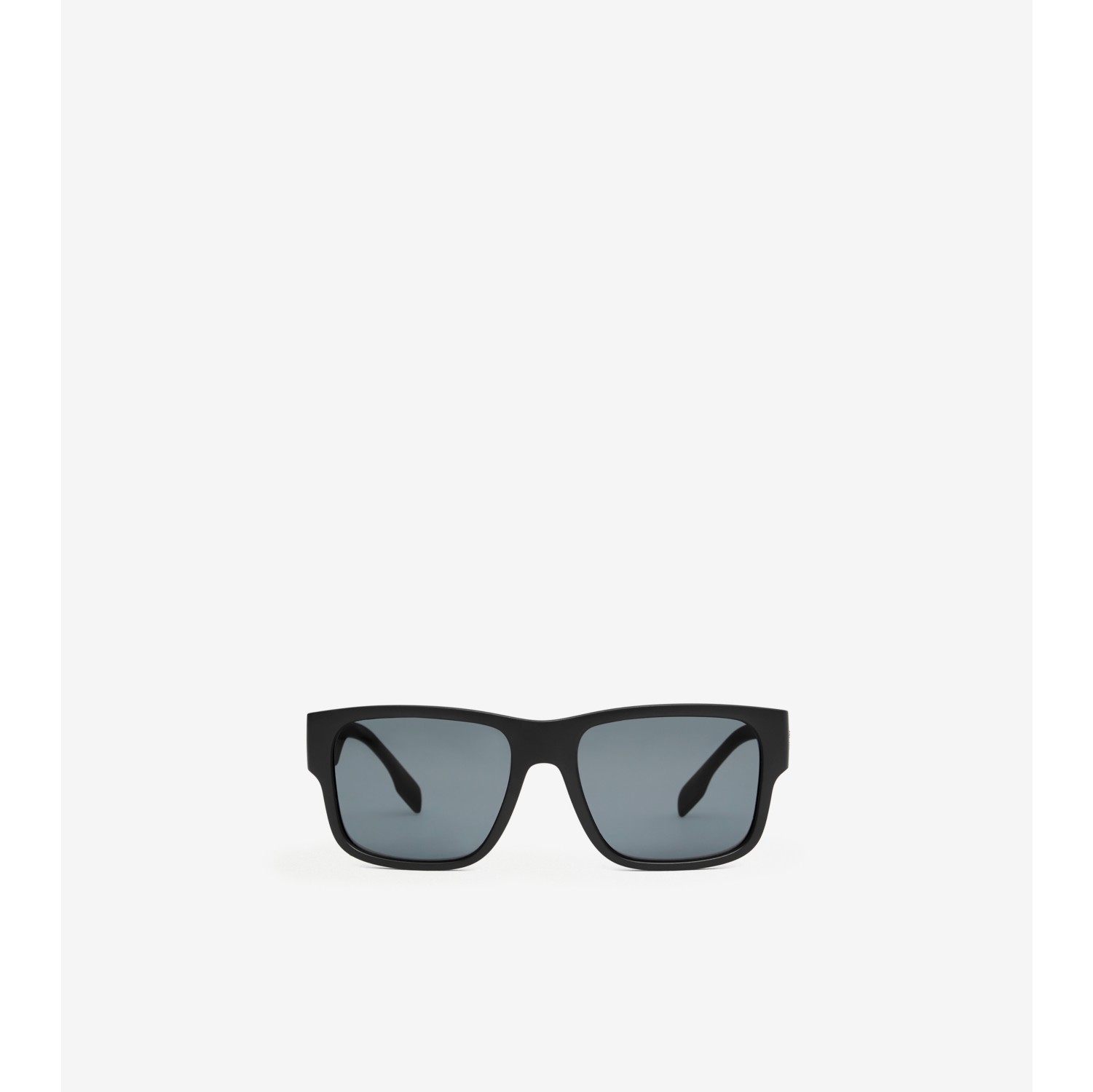 Logo Detail Square Frame Sunglasses in Black - Men