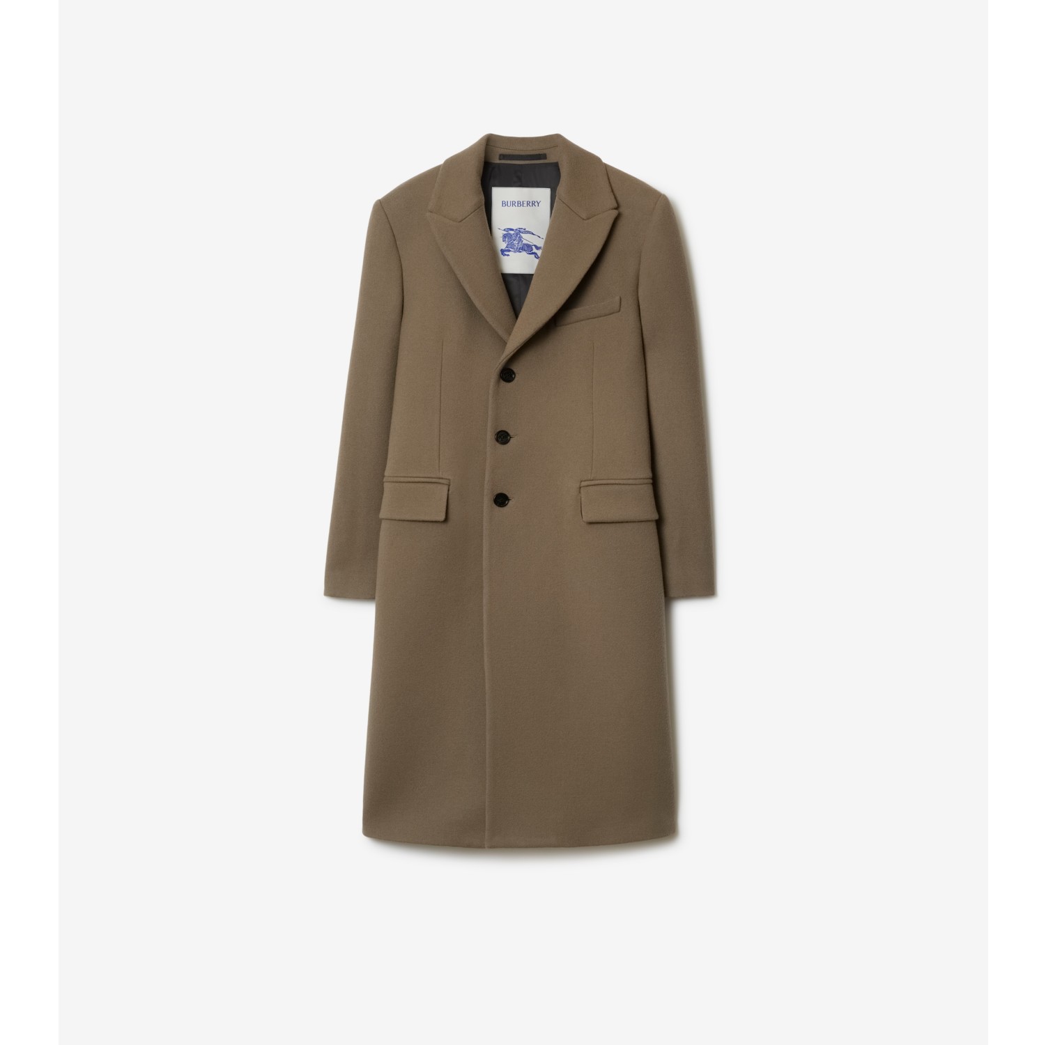 Burberry mens double shop breasted wool coat