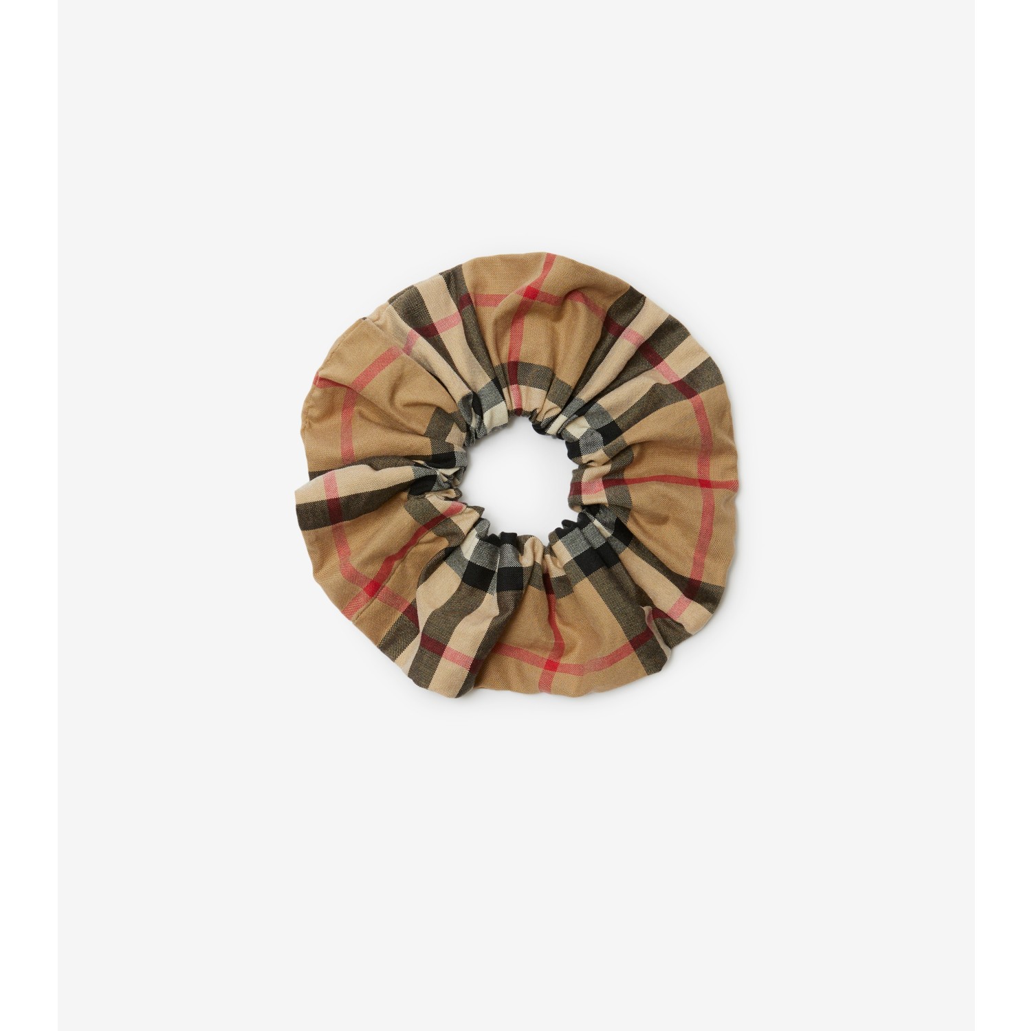 Vintage Check Cotton Scrunchie in Archive Beige - Children | Burberry®  Official