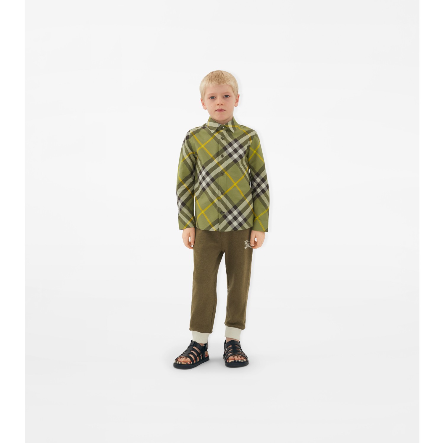 Chemise en coton Check Artichoke Site officiel Burberry