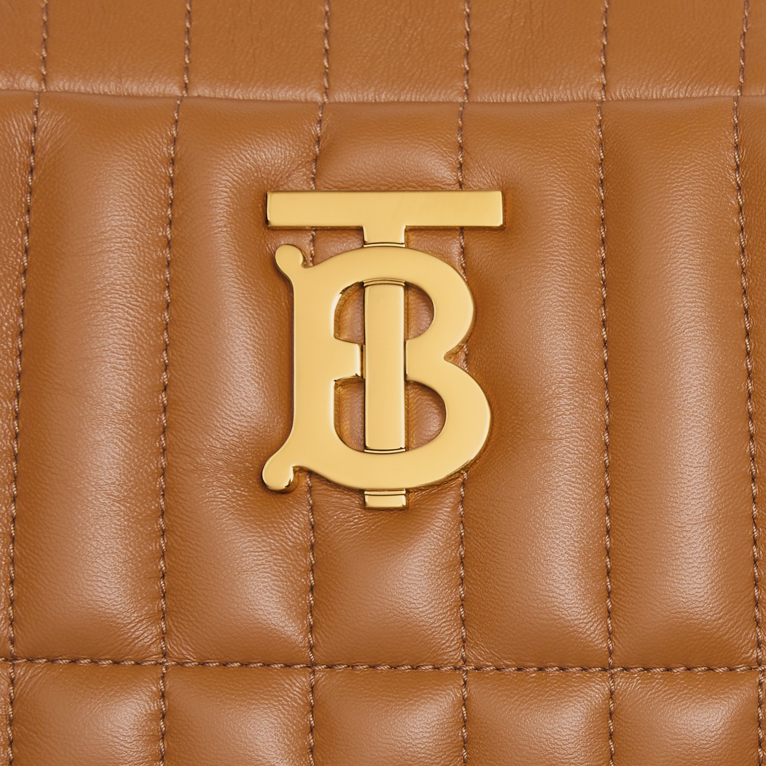 Quilted Leather Small Lola Camera Bag in Maple Brown - Women | Burberry® Official - 2
