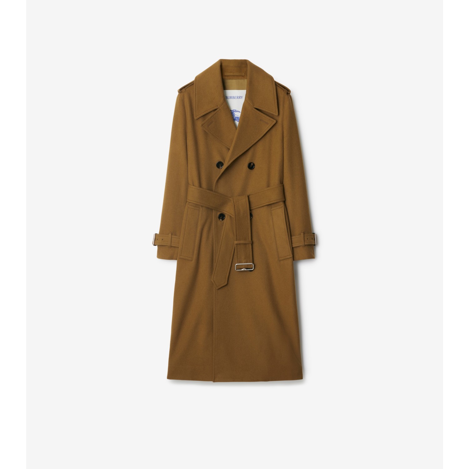 Trench coat largo en cachemir Nest Mujer Burberry oficial