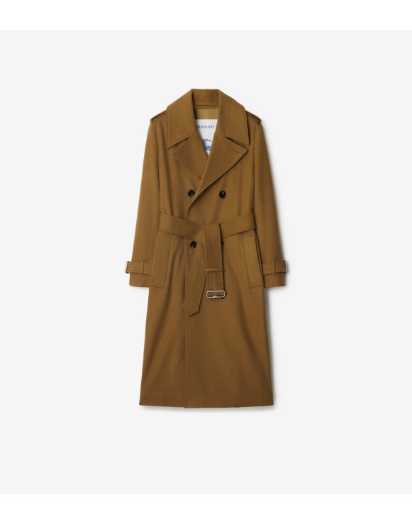 Burberry wool trench coat online