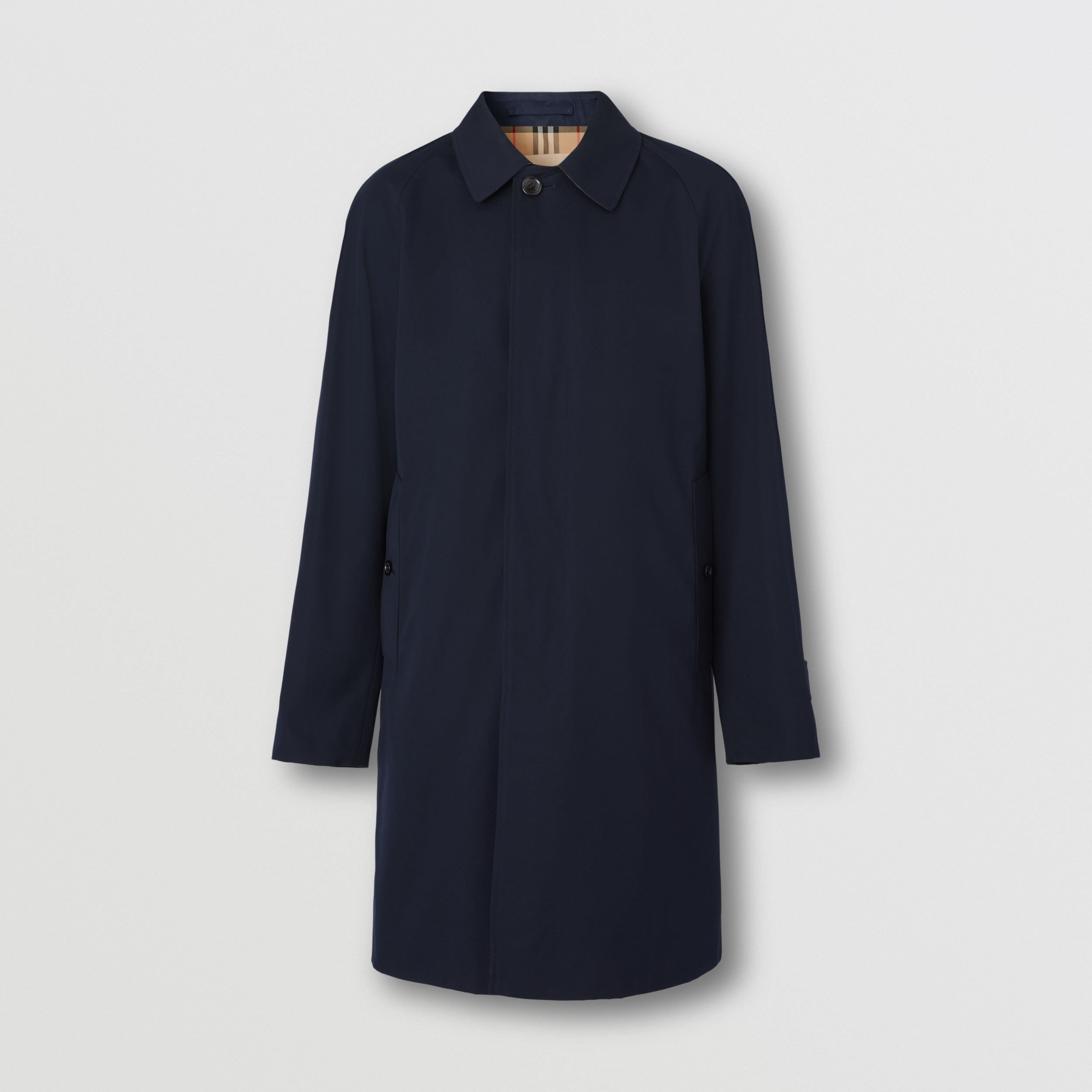 The Midlength Camden Heritage Car Coat in Coal Blue Men Burberry