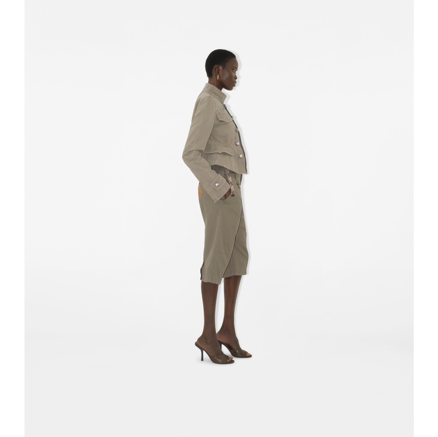 Cotton Capri Trousers