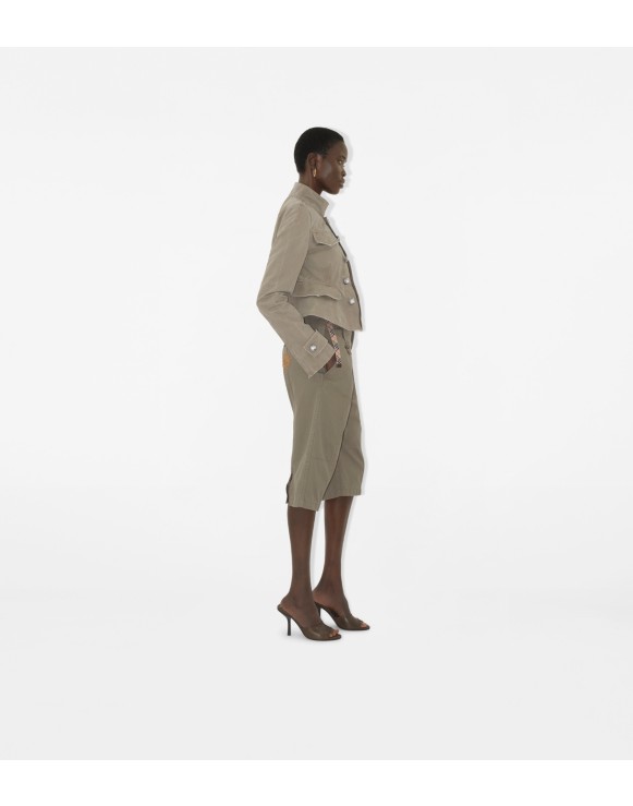 Cotton Capri Trousers