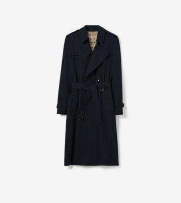 Long Kensington Heritage Trench Coat in Coal blue - Burberry