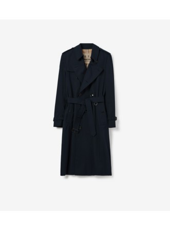 Burberry navy blue trench coat online