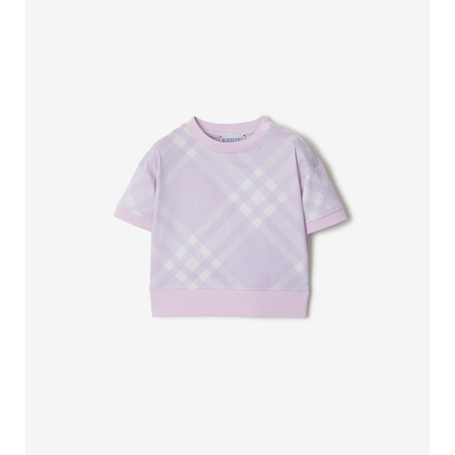 T-shirt en coton Check