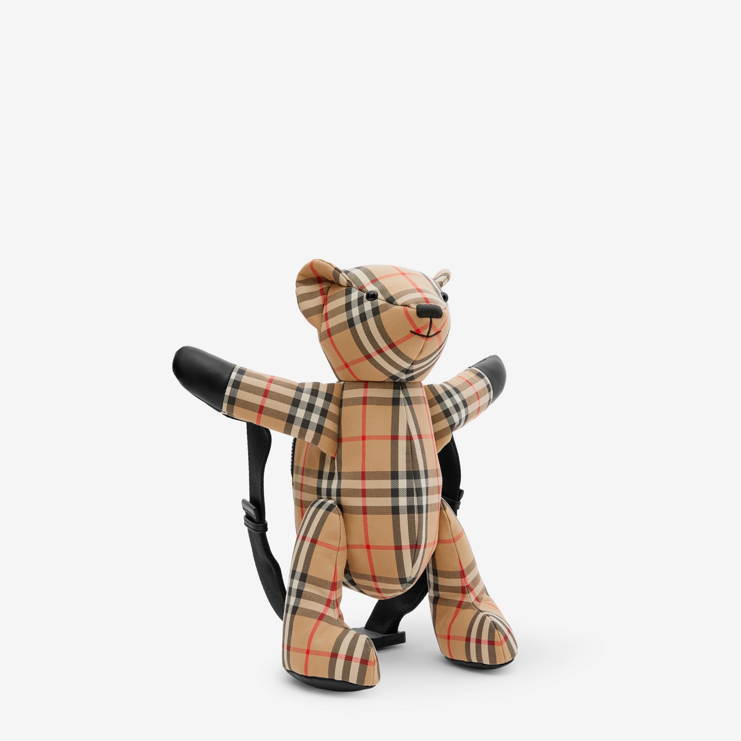 格纹 Thomas 泰迪熊腰包 (典藏米色) - 儿童 | Burberry® 博柏利官网