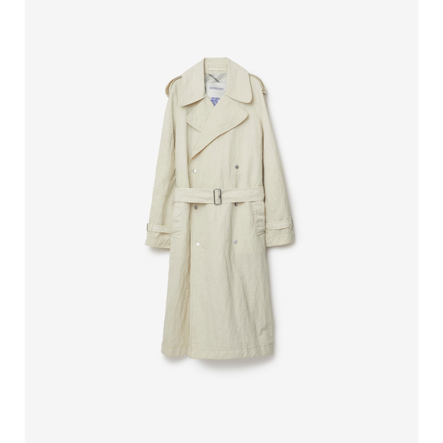 Burberry cream shop trench coat