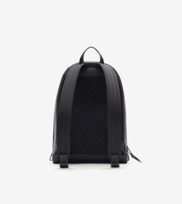 BURBERRY レザー バックパック 黒 メンズ デザイナー バックパック | Burberry® 公式サイト