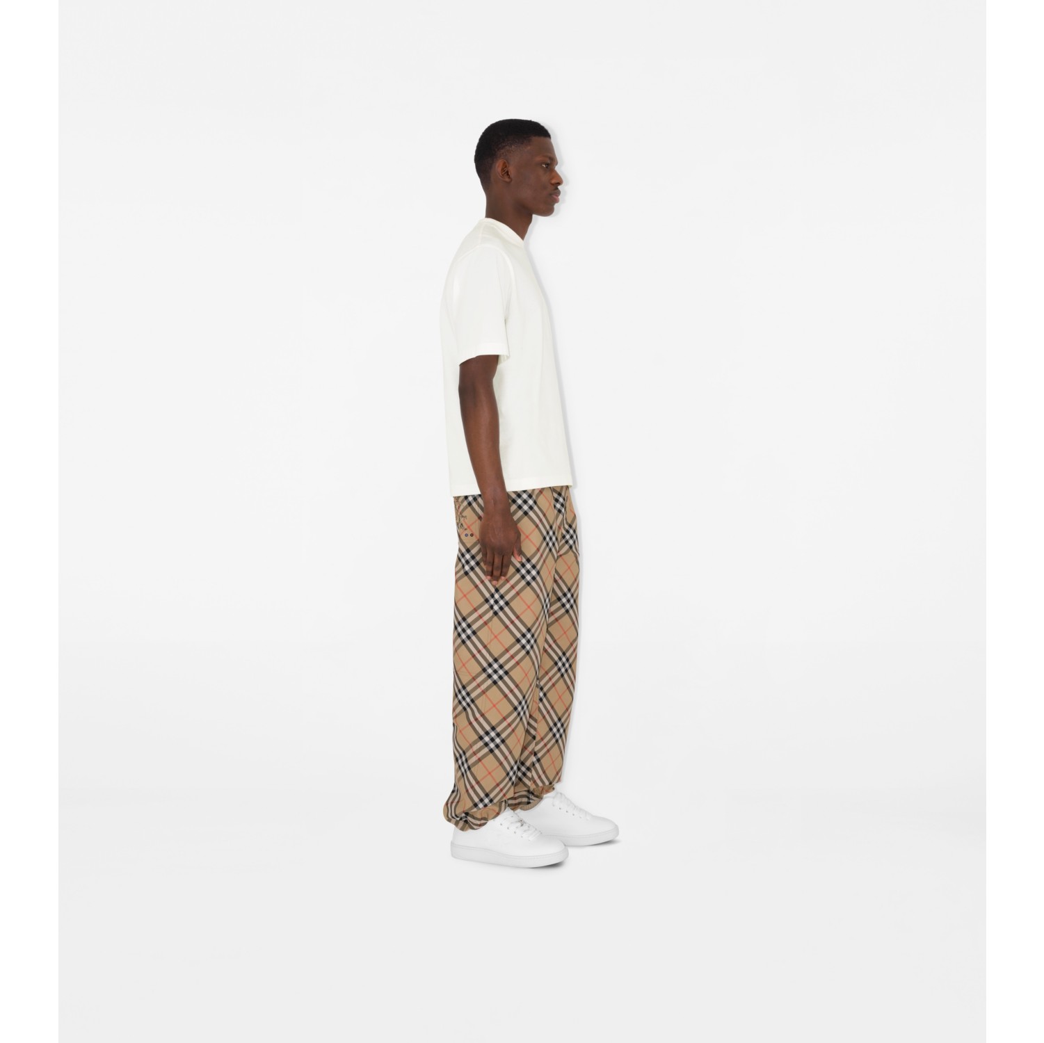 Check Twill Trousers