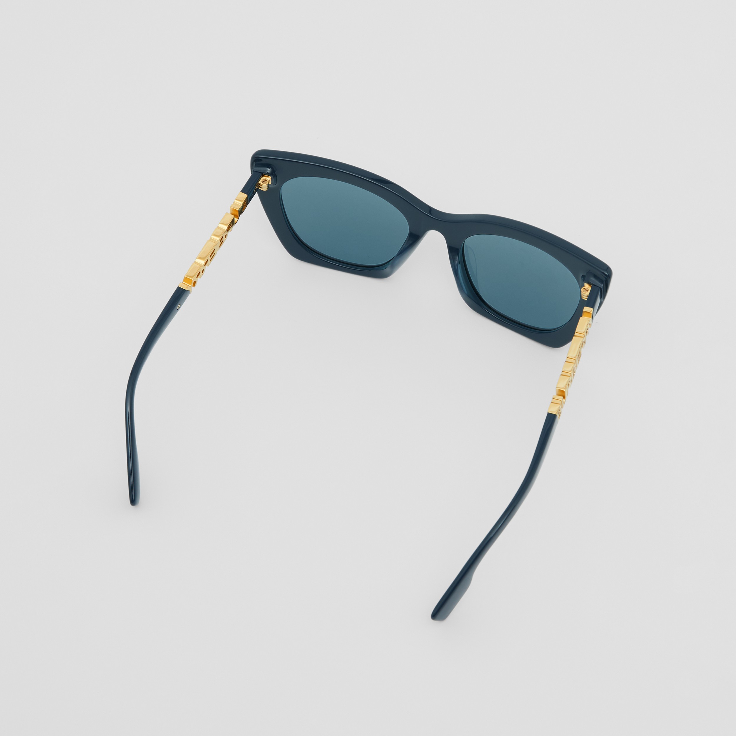 Cat-Eye-Sonnenbrille mit Logodetail (Marineblau) - Damen | Burberry® - 4