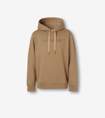 Burberry hoodie mens gold online