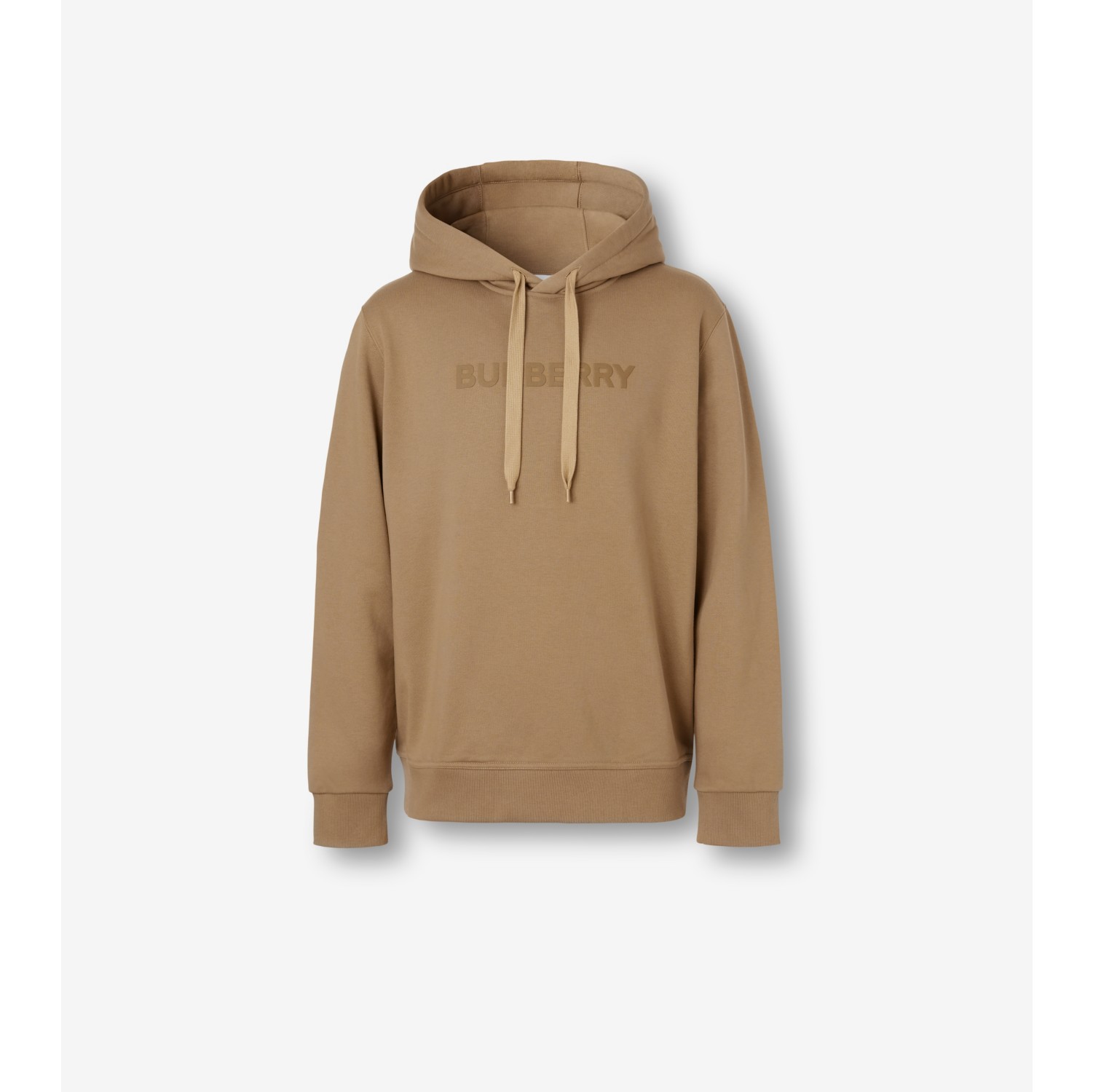 Burberry hoodie mens brown on sale