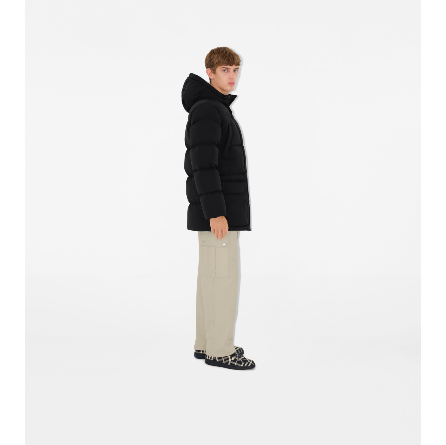 Nylon Puffer Jacket