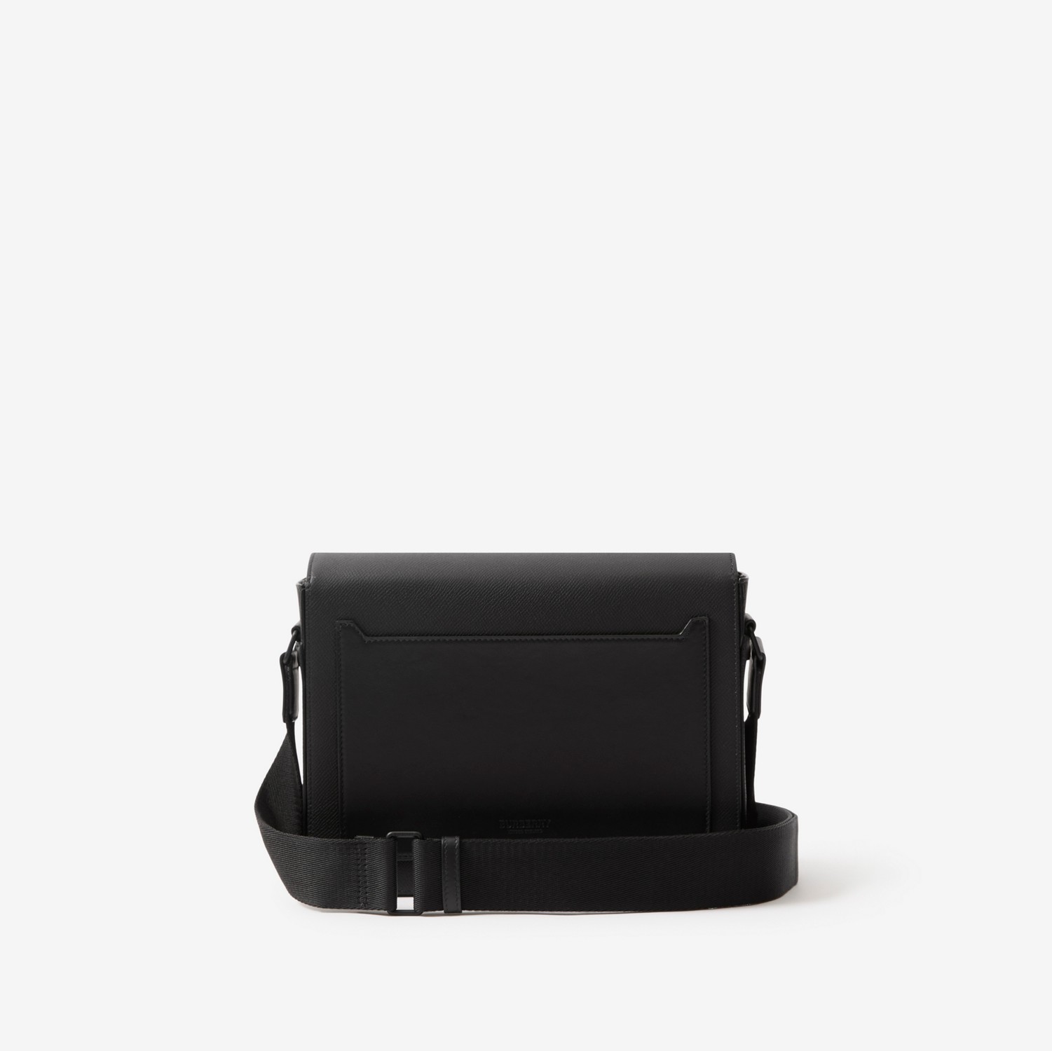 Leather Small Alfred Messenger Bag in Black - Men | Burberry® Official