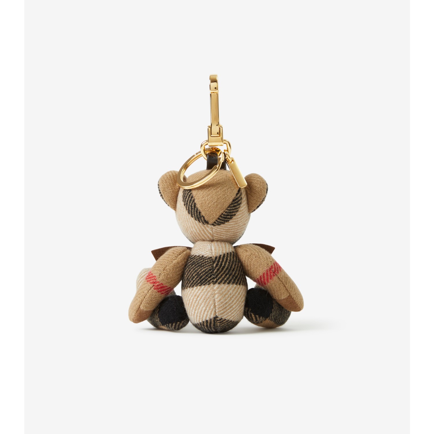 Thomas Bear Charm in Archive beige - Women, Cashmere | Burberry