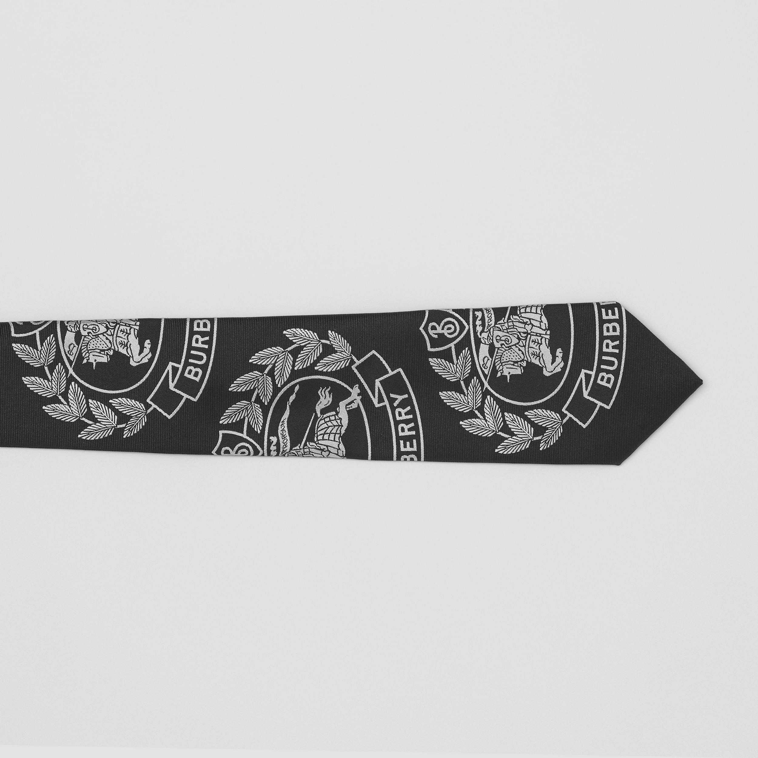 Classic Cut EKD Print Silk Tie in Black - Men | Burberry® Official - 2