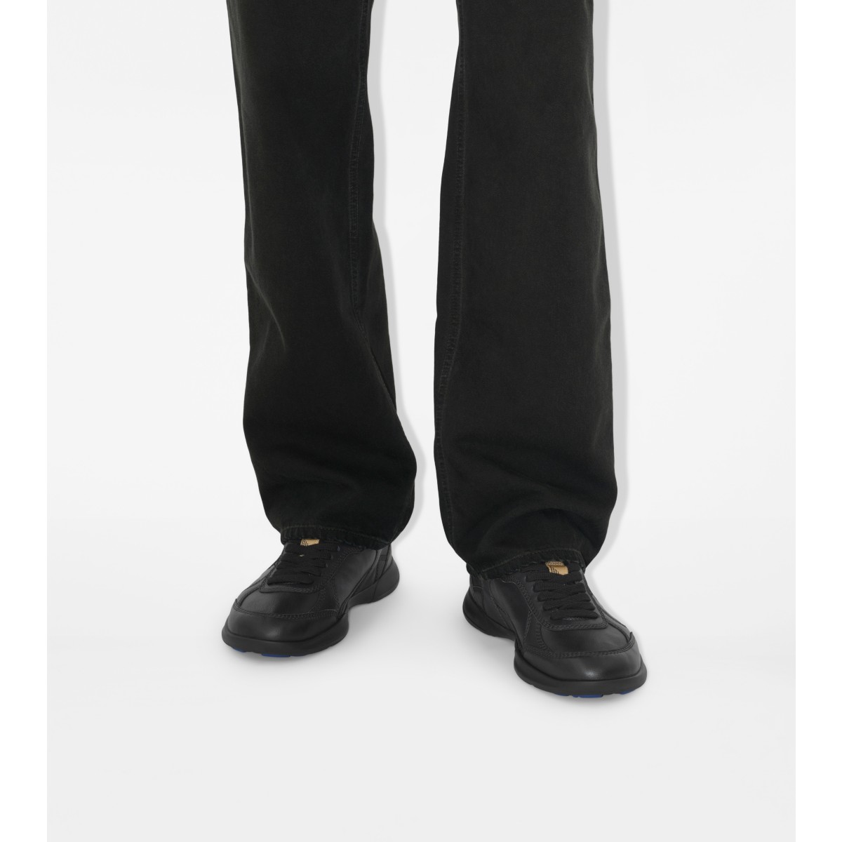  Check Leather Matrix Sneakers