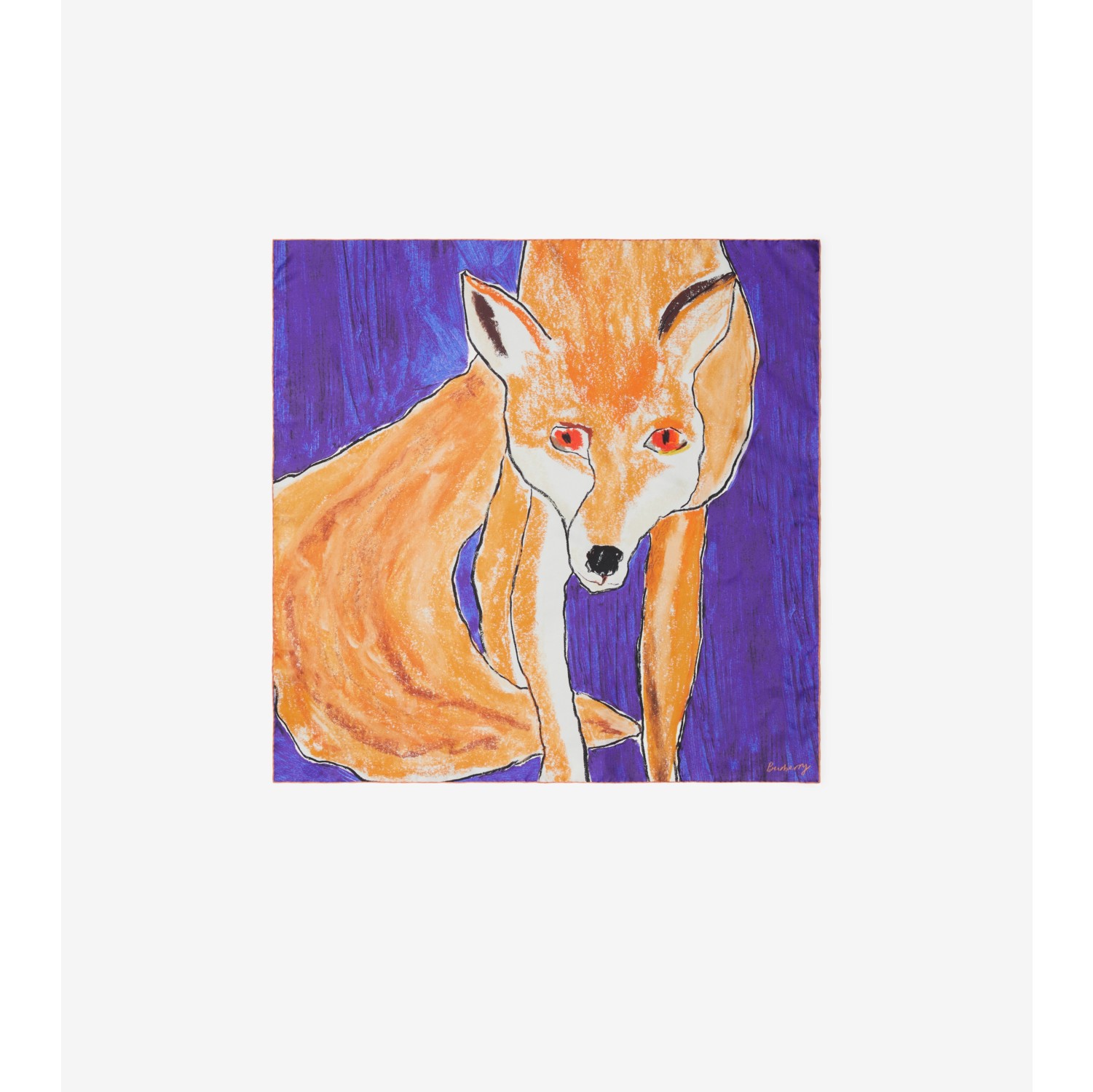 Fox Silk Scarf