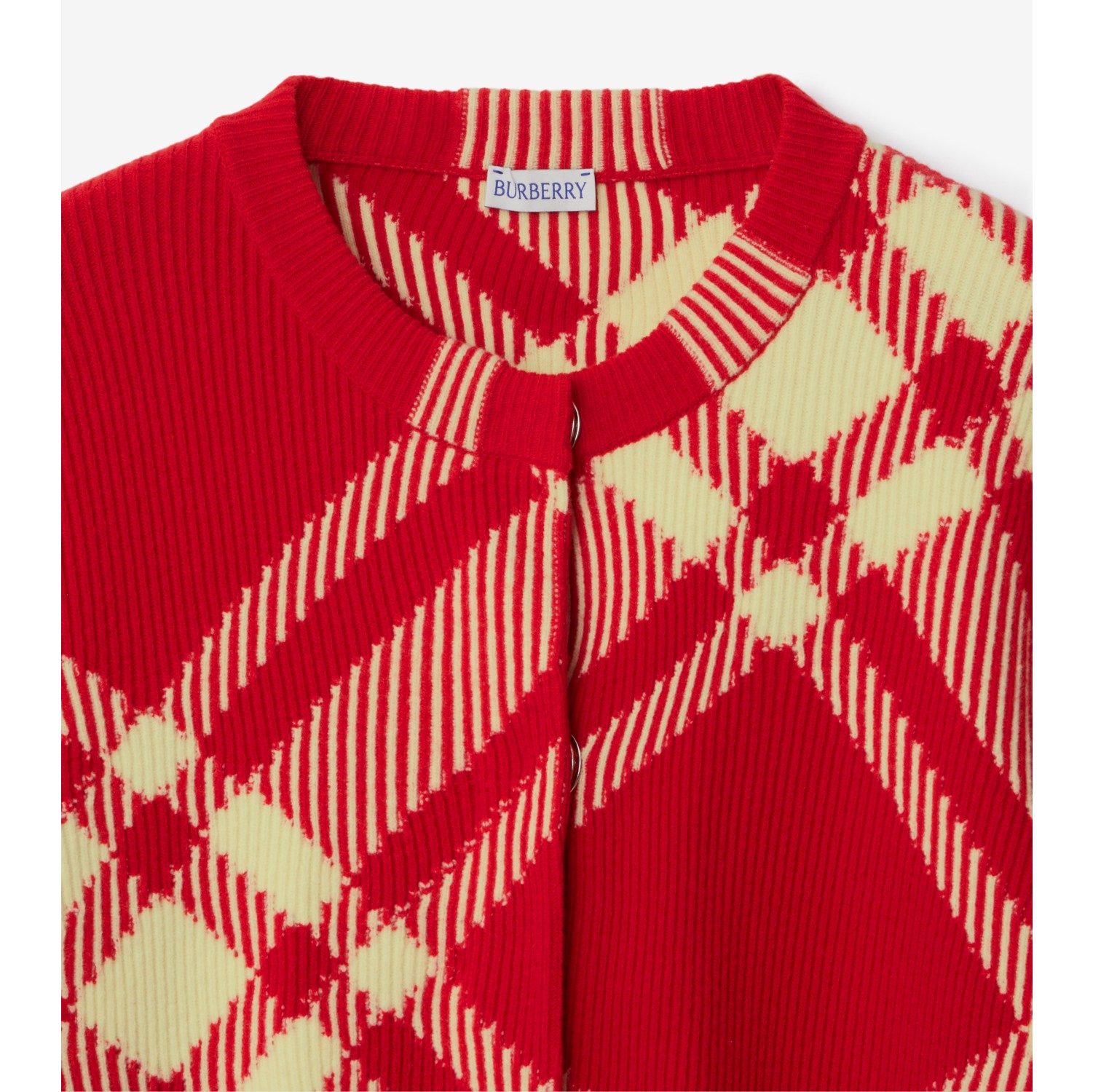 check-wool-blend-cardigan-in-pillar-women-burberry-official