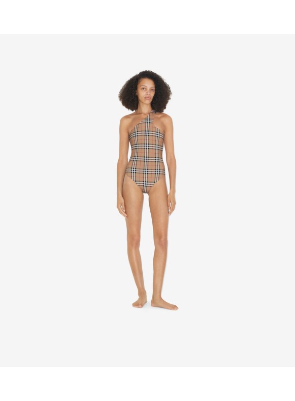 Maillot de bain outlet burberry femme pas cher