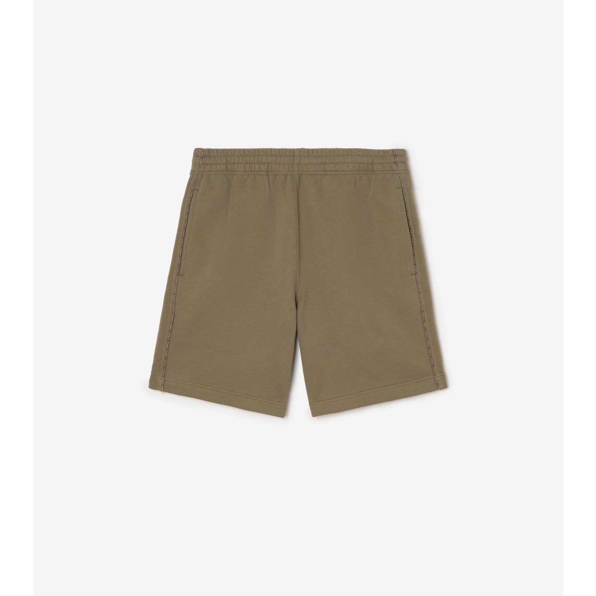  Check Piping Cotton Shorts
