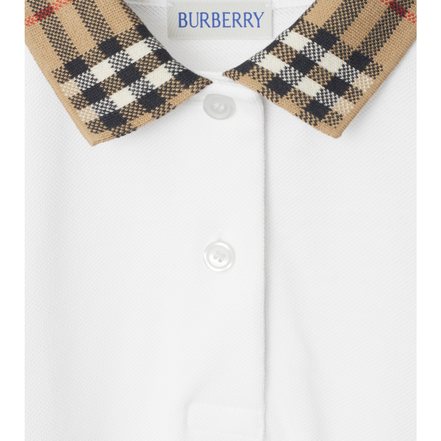 ワンピース Burberry Embroidered poplin shirt dress (8111701 B9368) Check Cotton Shirt Dress in Sand - Women | Burberry® Official