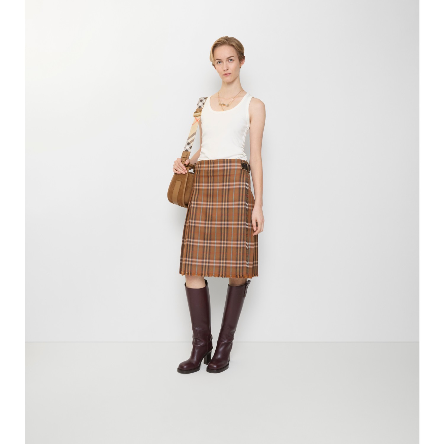 Check Wool Kilt