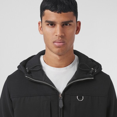 mens burberry zip up hoodie