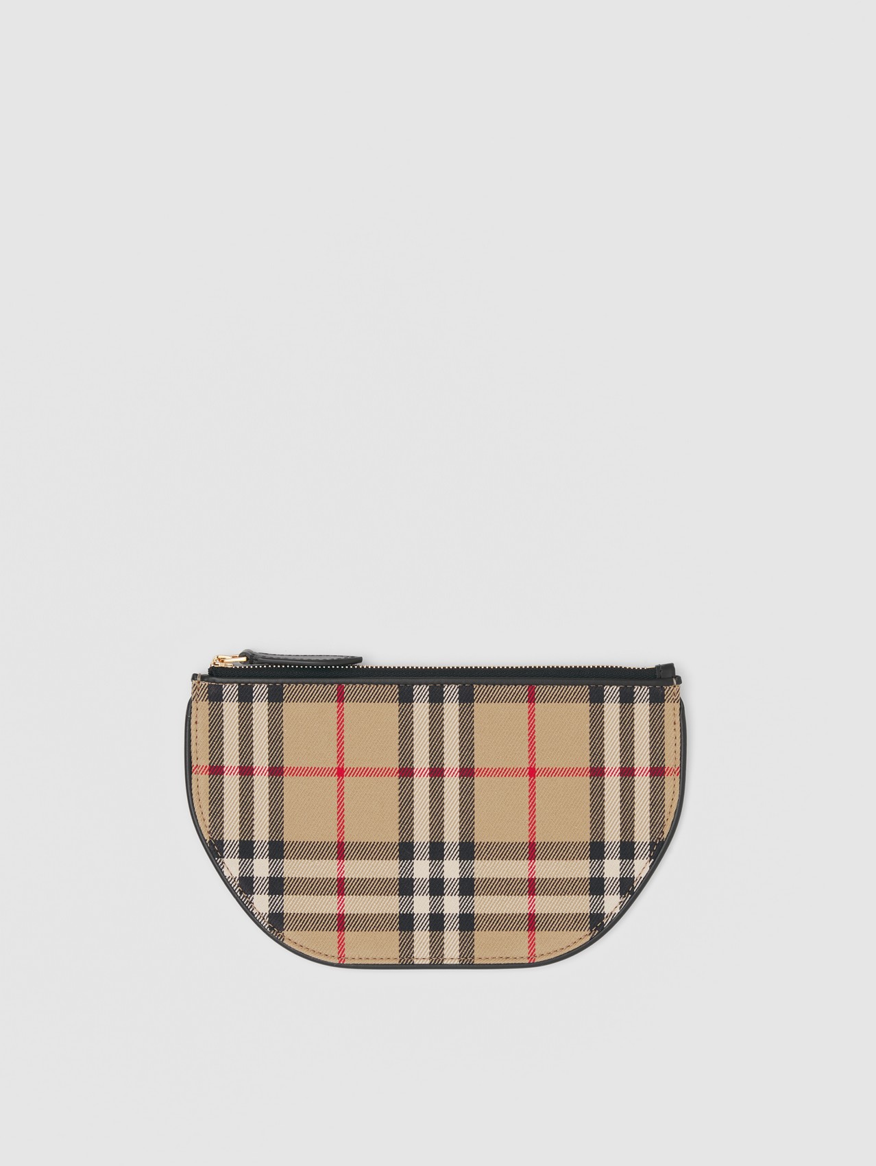 Medium Vintage Check Cotton Olympia Pouch – Online Exclusive in Archive Beige