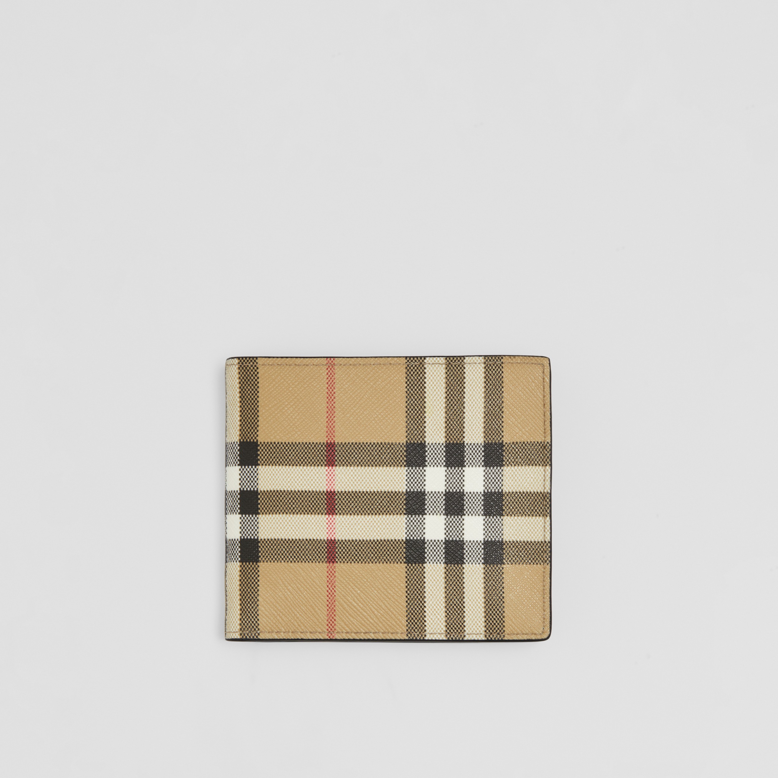 Vintage Check Bifold Coin Wallet in Archive Beige - Men | Burberry® Official - 1